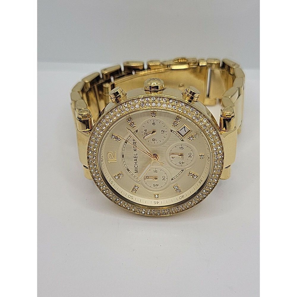 Michael Kors Parker MK5354 Women Stainless Steel Analog Dial Quartz Watch AM127 - Picture 6 of 10